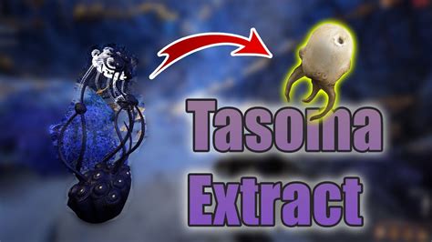 Warframe tasoma extract - Connla Sprout Extract The water that courses through Connla Sprouts tastes sweet and refreshing. Yao Shrub Extract The warm light of the Yao Shrub glows even within cold dark places. Dracroot Extract Dracroot is a staple of the Wyrmling’s diet. Tasoma Extract